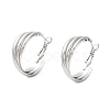 202 Stainless Steel Hoop Earrings EJEW-A041-02P-1