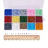 8/0 Round Glass Seed Beads Sets SEED-PH0007-01-7