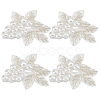 3D Imitation Pearl Flower Ornament Accessories DIY-WH0343-11-1