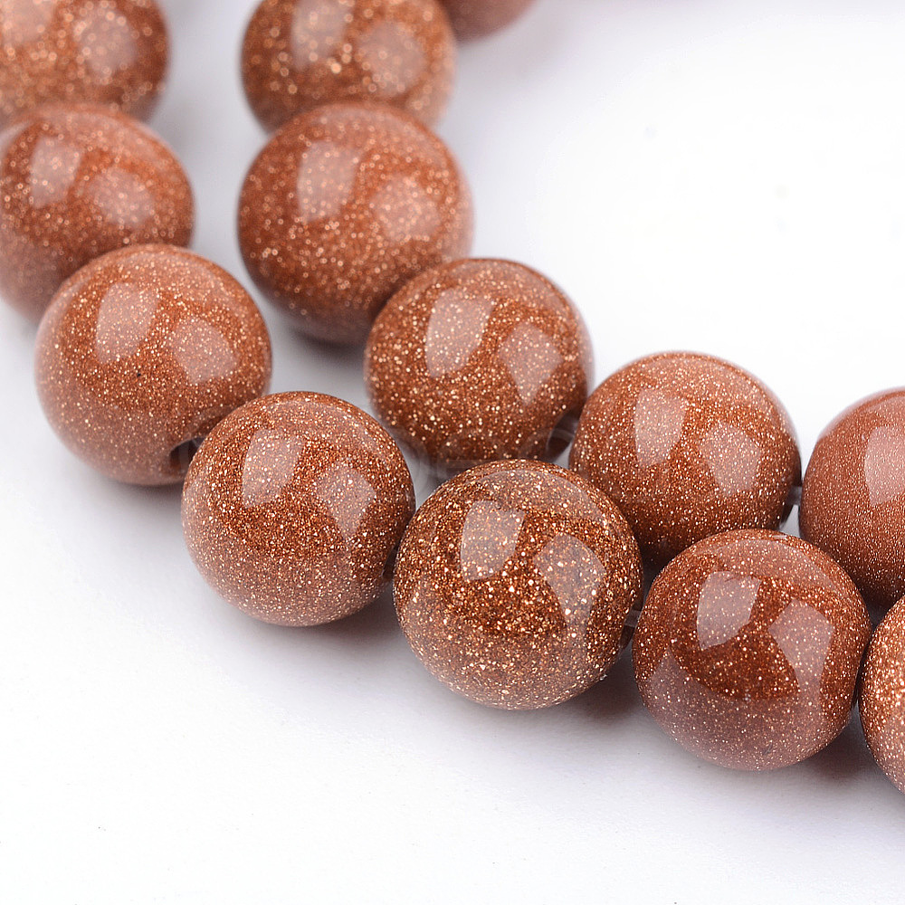 Cheap Synthetic Goldstone Beads Strands Online Store - Cobeads.com