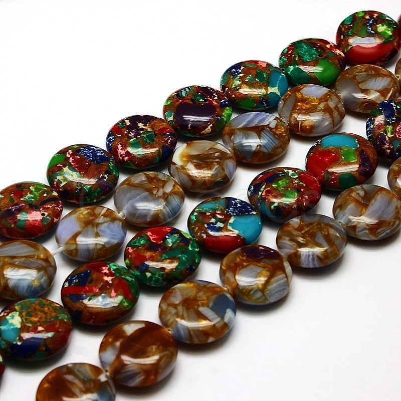 Cheap Synthetic Imperial Jasper Bead Strands Online Store - Cobeads.com