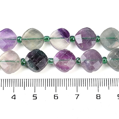 Natural Fluorite Beads Strands G-G182-A02-01-1