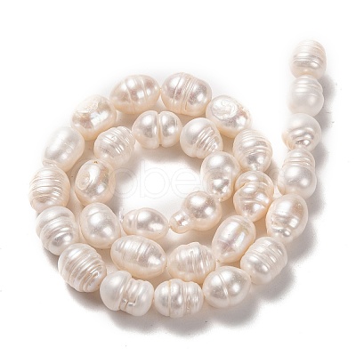 Natural Cultured Freshwater Pearl Beads Strands PEAR-L033-84-01-1