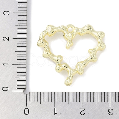 Rack Plating Alloy Jet Rhinestone Pendants PALLOY-F018-16G-01-1