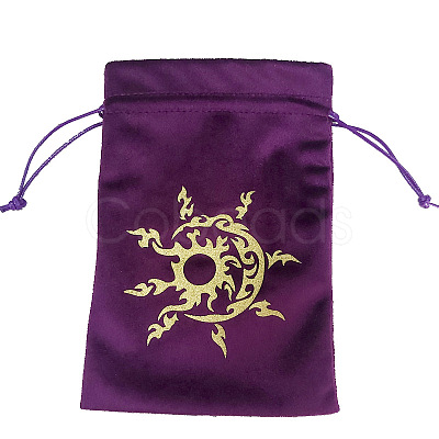 Velvet Tarot Cards Storage Bags ZODI-PW0002-01A-02-1