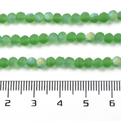 Transparent Glass Beads Strands EGLA-A044-T6mm-MB11-1