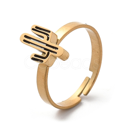 304 Stainless Steel Adjustable Rings for Women RJEW-F169-01G-05-1