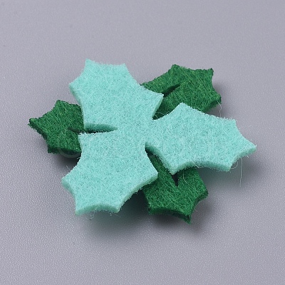 Mistletoe/Holly Leaf Shape Christmas Cupcake Cake Topper Decoration DIY-I032-22-1