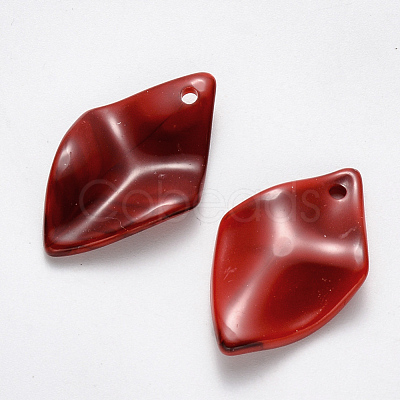 Acrylic Pendants OACR-R075-06G-1