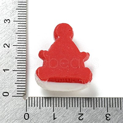 Christmas Opaque Resin Decoden Cabochons RESI-U006-02G-1