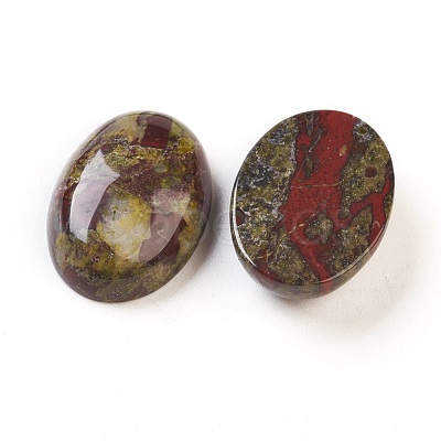 Natural Dragon Blood Stone Cabochons G-G769-04A-1