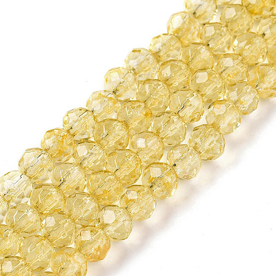 Transparent Glass Beads Strands GLAA-T023-8mm-A17-1