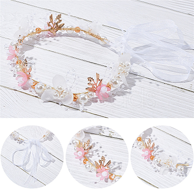 Wedding Party Beach Bridal Decorative Hair Accessories OHAR-WH0021-03B-1