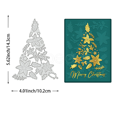 Christmas Theme Carbon Steel Cutting Dies Stencils DIY-WH0309-1314-1