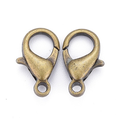 Zinc Alloy Lobster Claw Clasps E105-NFAB-1