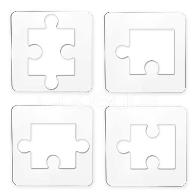 Acrylic Earring Handwork Template TOOL-WH0152-026-1