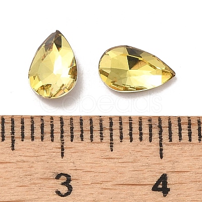 Glass Rhinestone Cabochons RGLA-P037-11A-D-1