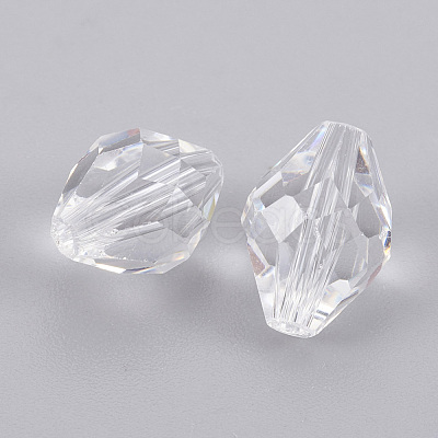 Imitation Austrian Crystal Beads SWAR-F054-11x8mm-01-1