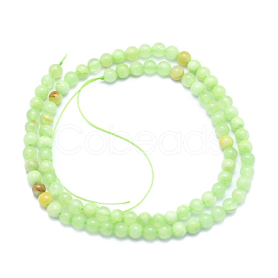 Natural White Jade Beads Strands G-K310-C14-4mm-1