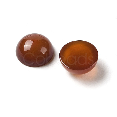 Natural Red Agate Cabochons G-B082-07C-02-1