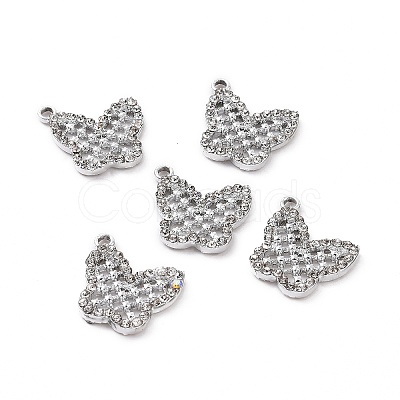 Alloy Crystal Rhinestone Pendants ALRI-H004-47P-1