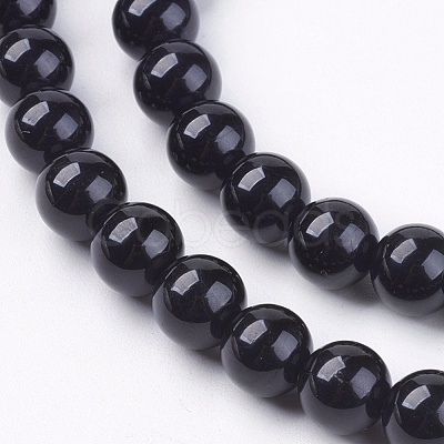 Natural Tourmaline Bead Strands G-H1603-6mm-1