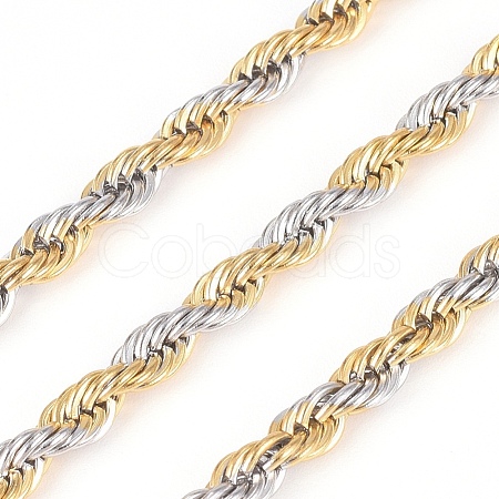 304 Stainless Steel Rope Chains CHS-G011-09-1