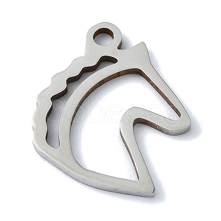 Non-Tarnish 304 Stainless Steel Pendants STAS-C097-16P-1