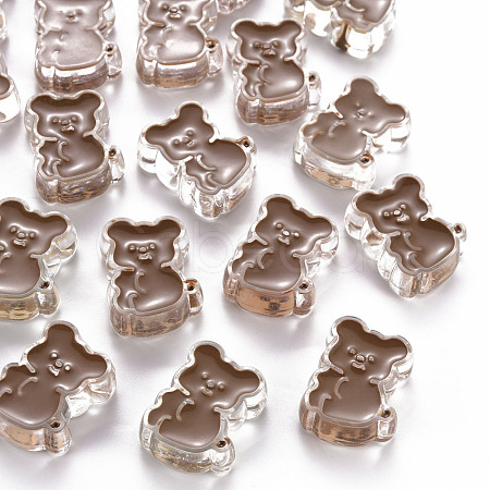 Transparent Acrylic Beads X-MACR-S374-07A-01-1