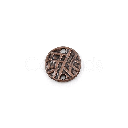 Zinc Alloy Tibetan Style Links Connectors FIND-WH0094-85R-1