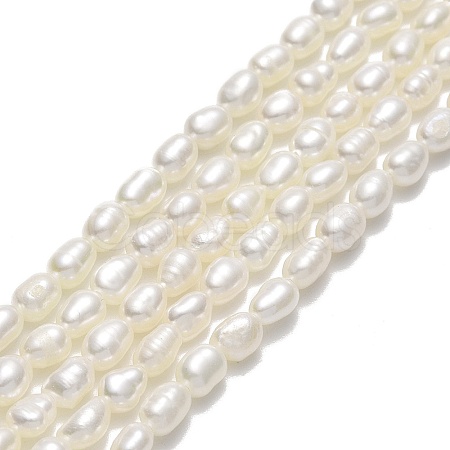 Natural Cultured Freshwater Pearl Beads Strands PEAR-J006-09A-1