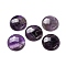 Natural Amethyst Cabochons, Flat Round, 27~28x6~8mm