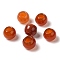 Natural Red Agate Gemstone European Beads, Large Hole Beads, Rondelle, 12~12.5x9~10.5mm, Hole: 5.5~6mm