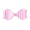 Cloth Alligator Hair Clips, Bowknot, Hot Pink, 45x100mm