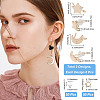 CREATCABIN 16Pcs 2 Style Brass Stud Earring Findings KK-CN0001-89-2