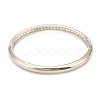 Brass Micro Pave Cubic Zirconia Bangles BJEW-F416-02P-2