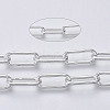 304 Stainless Steel Paperclip Chains CHS-N001-02S-5
