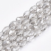 Electroplate Glass Beads Strands EGLA-T013-05K-1