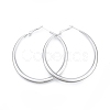 201 Stainless Steel Big Hoop Earrings for Women EJEW-N052-04C-01-3