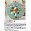 DIY Bouquet Pattern Embroidery Kit DIY-O021-14A-7
