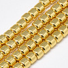 Electroplate Non-magnetic Synthetic Hematite Beads Strands G-Q465-36G-1