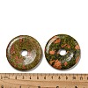 Natural Unakite Pendants G-P532-01A-18-3