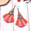 Tassel Earrings Ethnic Style Fringe Ear Drops Women's Ear Hooks PF3468-3-1