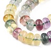 Natural Colorful Fluorite Beads Strands G-T138-75-3