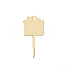 House-shaped Wooden Plant Inserting Labels FIND-TAC0003-15-1