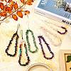 Natural Gemstone Chips Cell Phone Lanyard Wrist Strap HJEW-SW00018-05-4