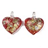 Lampwork Pendants FOIL-K003-02-2