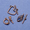 Tibetan Style Alloy Toggle Clasp Sets TIBE-X0017-01R-FF-3