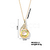 Cute and Stylish Phenix Glass Pendant Necklace ZV1349-2-1