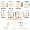 SUNNYCLUE DIY Geometry Earring Making Kit DIY-SC0020-58-2